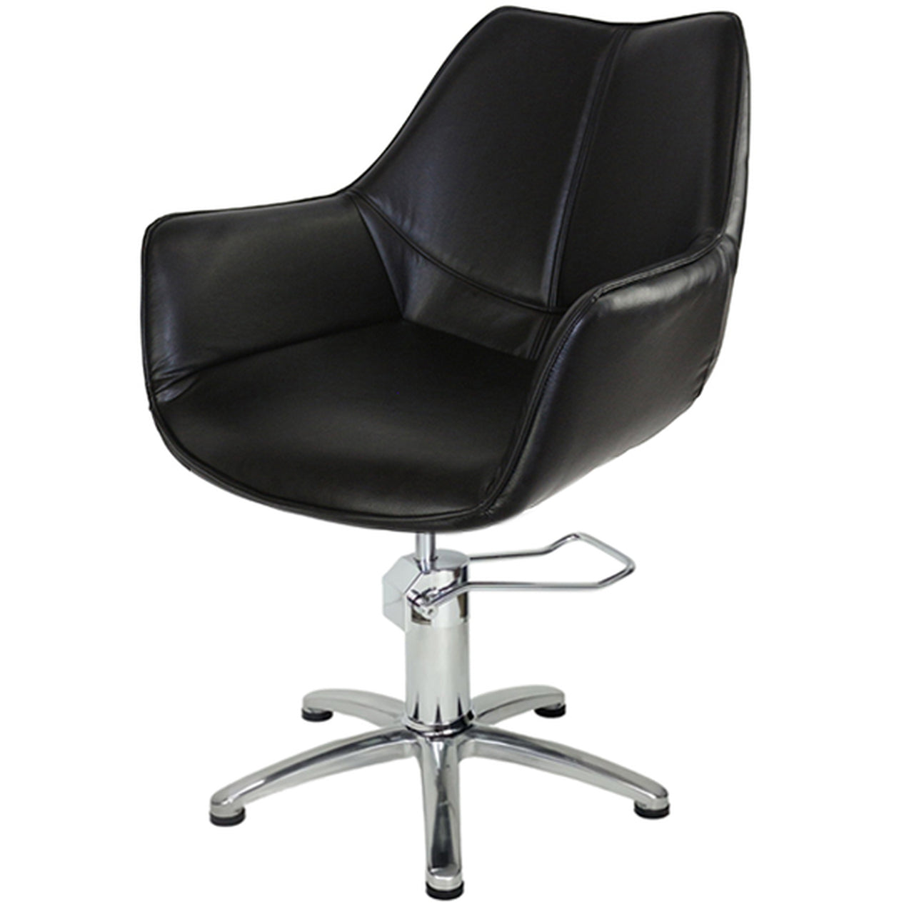 Kate - CHROME 5 Star Hydraulic BLACK Upholstery