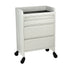 Fusion PLUS White 4 Drawer Hairdressing Beauty Trolley - Click'n Clean Castor Wheels