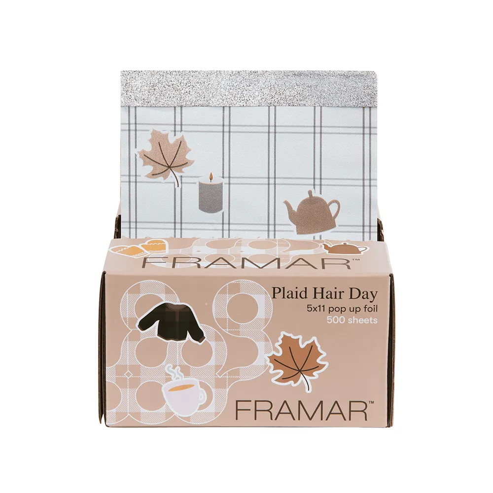 Framar Plaid Hair Day Pop Up Foil - 500 Sheets 12.7cm x 27.9cm