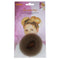 Hair Donut Small Brown 6cm