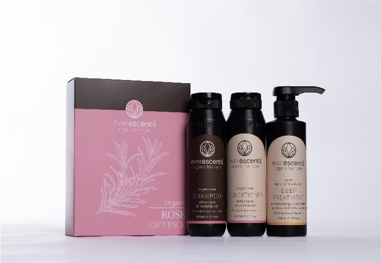 EverEscents Organic Rose Christmas Trio Gift Pack