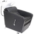 Bristol Plus Shampoo Unit Black - Black Ceramic Basin