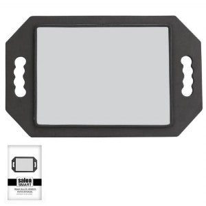 Salon Smart Black Eva Foam Rectangular Mirror