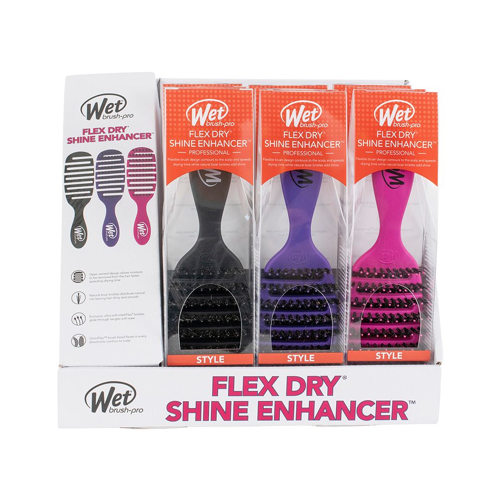 WetBrush Pro Flex Shine Display 9pc