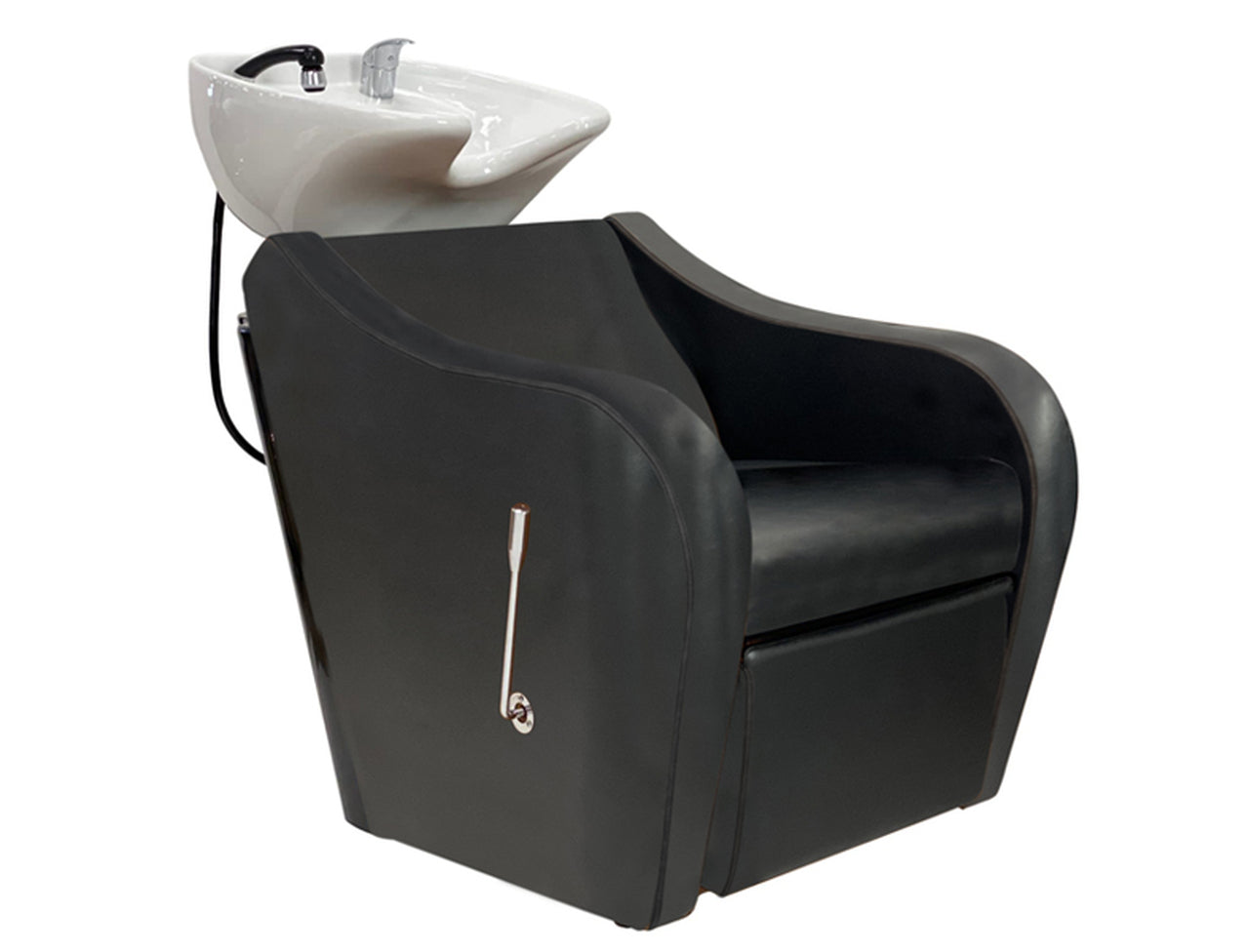 Dublin BLACK Upholstery Shampoo Unit - Black Ceramic Basin