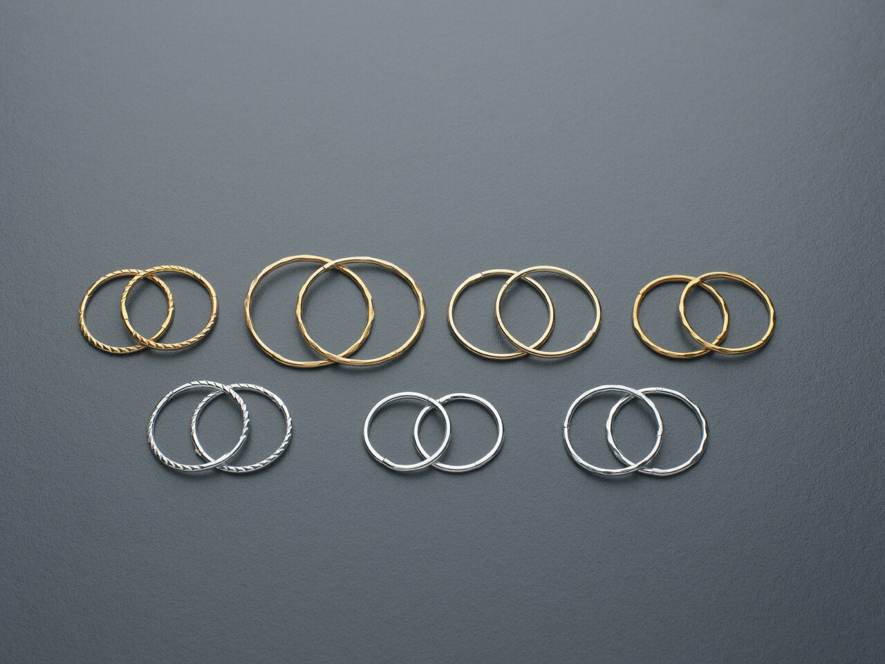 Caflon 13mm Gold Faceted Sleepers Carded