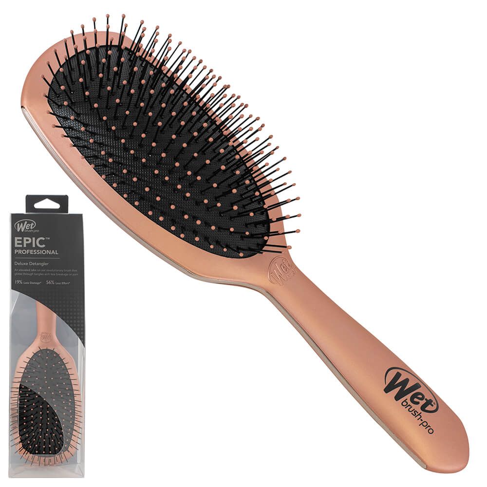 WetBrush Epic Deluxe Rose Gold Rounded Paddle