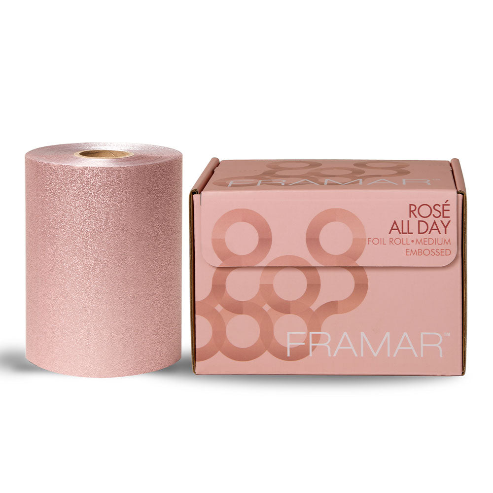 FRAMAR Embossed Roll Rose All Day (320ft) - 12.7cm x 97.5mtr