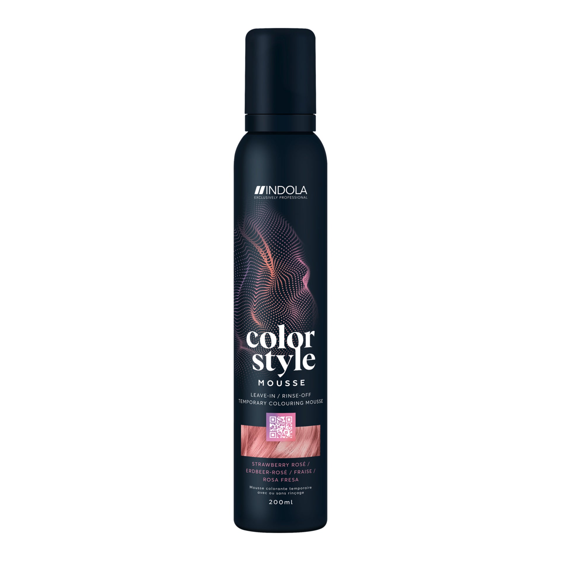 Indola Colour Style Mousse STRAWBERRY ROSE 200mL