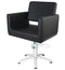 Charlie - WHITE 5 Star Hydraulic   Black Upholstery