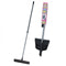 SALON BROOM WITH DUSTPAN