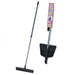 SALON BROOM WITH DUSTPAN