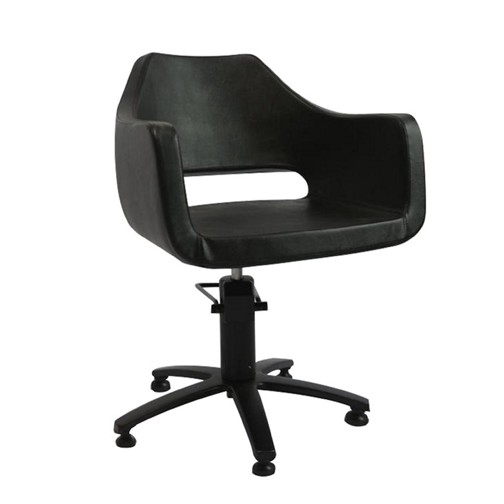 KSHE Becca Styling Chair BLACK - 5 Star Base