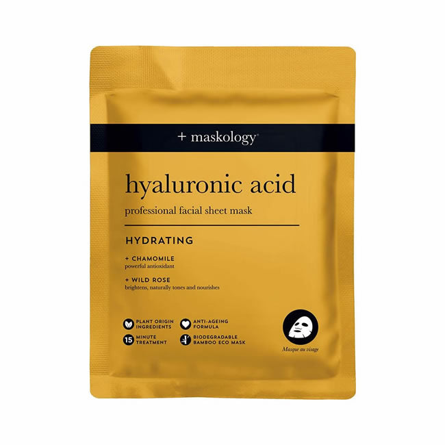 Maskology Hyaluronic Acid Professional Face Sheet Mask