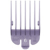 Wahl #6 Plastic Tab Attach. Comb 3/4" Mauve